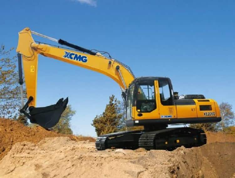XCMG factory 20 ton hydraulic excavators XE200D bucket crawler excavator machine price
